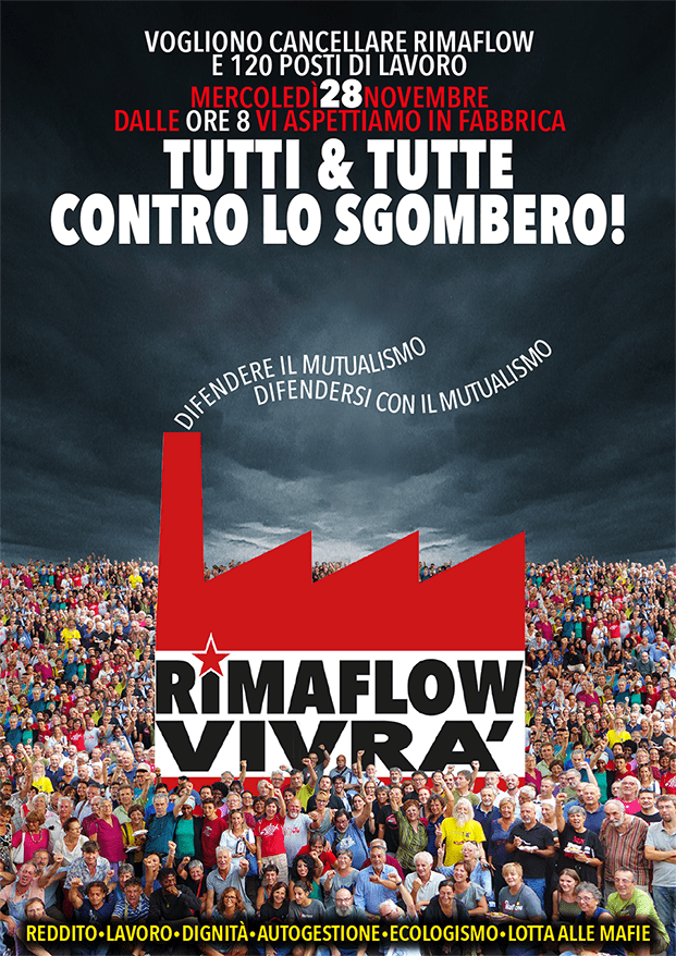TUTTI & TUTTE CONTRO LO SGOMBERO di RIMAFLOW !