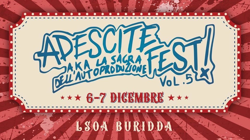 Adescite FEST! vol.5 // 6 Dicembre 2019
