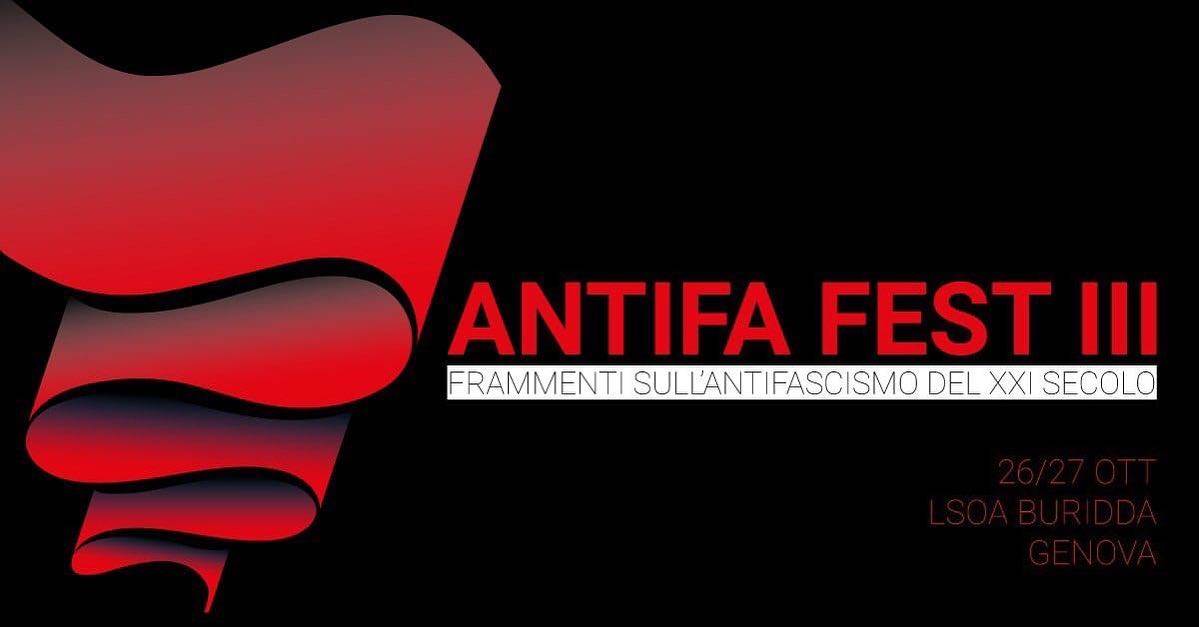 ANTIFA FEST III // 26-27 Ottobre 2019